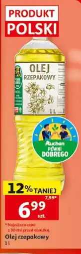 Auchan Olej rzepakowy oferta