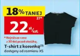 Auchan T-shirt z koronką oferta