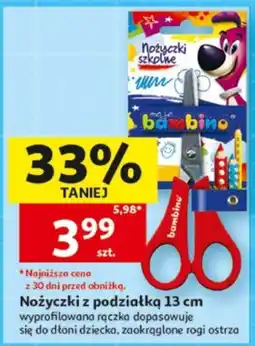 Auchan Nożyczki szkolne bambino oferta