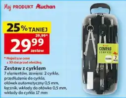 Auchan Zestaw z cyrklem oferta