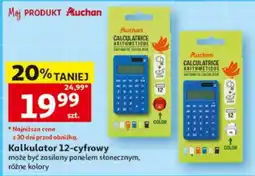 Auchan Kalkulator 12-cyfrowy oferta