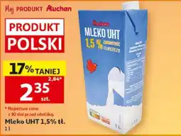 Auchan Mleko UHT 1,5% tł. oferta