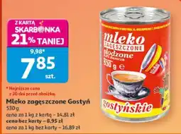 Auchan Mleko zagęszczone Gostyń oferta