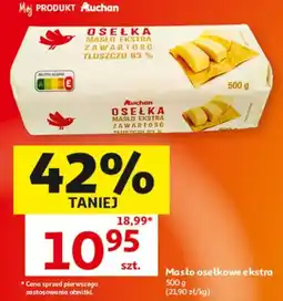 Auchan Masło oselkowe ekstra oferta