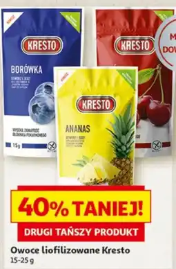 Auchan Owoce liofilizowane Kresto oferta