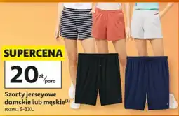 Auchan Szorty jerseyowe damskie lub męskie oferta