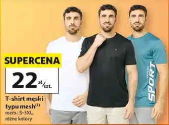 T-shirt męski typu mesh