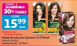 Auchan Farba do włosów Garnier lub L'Oréal oferta