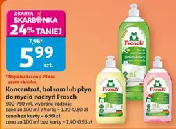 Auchan Koncentrat, balsam lub płyn do mycia naczyń Frosch oferta
