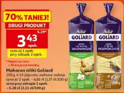 Auchan Makaron nitki Goliard oferta