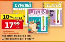 Auchan Książeczki dla dzieci z serii „Długopis znikopis” oferta