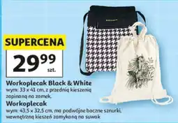 Auchan Workoplecak Black & White oferta