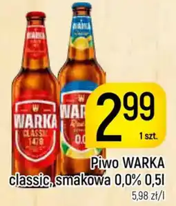 Delikatesy Piotruś Pan Piwo WARKA classic, smakowa oferta