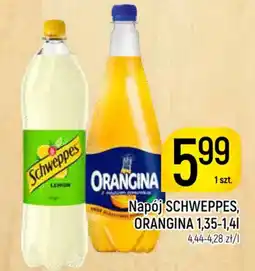 Delikatesy Piotruś Pan Napój SCHWEPPES, ORANGINA oferta