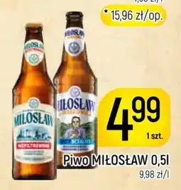 Delikatesy Piotruś Pan Piwo MIŁOŚLAW oferta