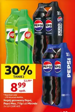 Auchan Napój gazowany Pepsi, Pepsi Max, 7 Up lub Mirinda oferta