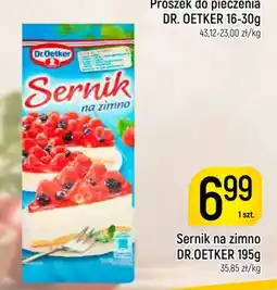 Delikatesy Piotruś Pan Sernik na zimno DR.OETKER oferta