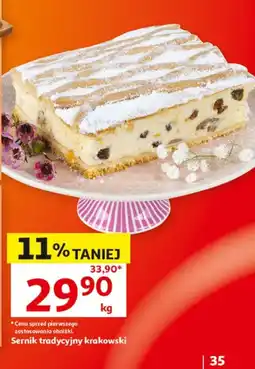 Auchan Sernik tradycyjny krakowski oferta