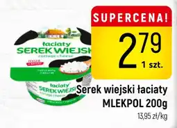 Delikatesy Piotruś Pan Serek wiejski łąciaty MLEKPOL oferta