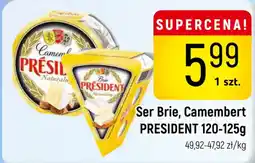 Delikatesy Piotruś Pan Ser Brie, Camembert PRESIDENT oferta