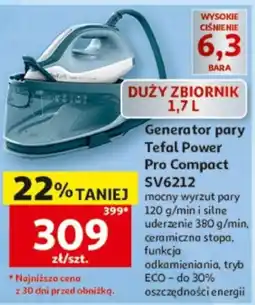 Auchan Generator pary Tefal Power Pro Compact oferta