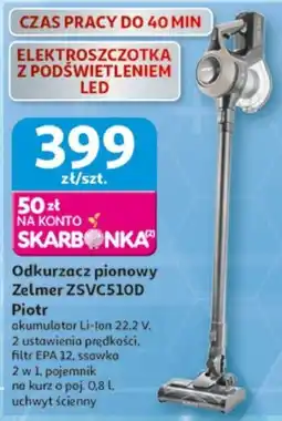 Auchan Odkurzacz pionowy Zelmer ZSVC510D Piotr oferta