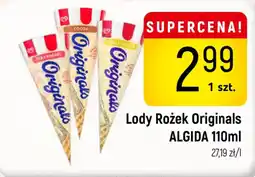 Delikatesy Piotruś Pan Lody rożek originals Algida oferta