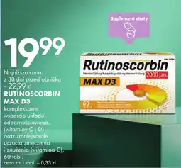 SuperPharm Rutinoscorbin MAX D3 oferta