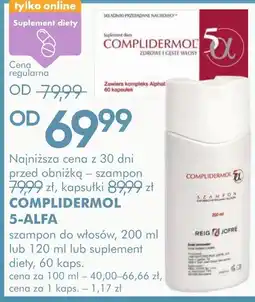 SuperPharm Szampon do włosów COMPLIDERMOl 5-ALFA oferta
