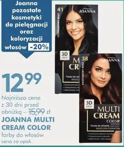SuperPharm JOANNA MULTI CREAM COLOR farby do włosów oferta
