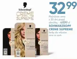 SuperPharm Schwarzkopf creme supreme oferta