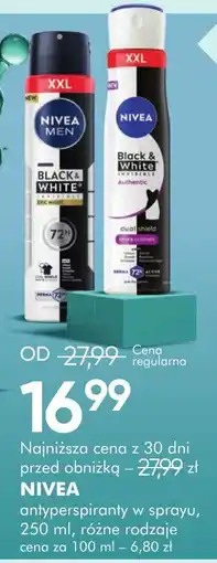 SuperPharm Nivea antyperspiranty w sprayu oferta