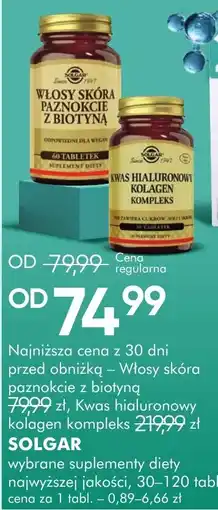 SuperPharm Włosy Skóra Pąznokcie z Biotyną oferta