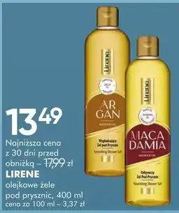 SuperPharm Lirene olejkowe żele pod prysznic oferta