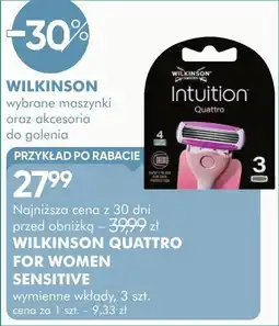 SuperPharm WILKINSON Intuition Quattro FOR WOMEN SENSITIVE oferta
