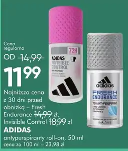 SuperPharm ADIDAS antyperspirant roll-on oferta