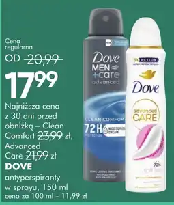 SuperPharm Dove antyperspiranty w sprayu oferta