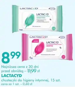 SuperPharm LACTACYD chusteczki do higieny intymnej oferta