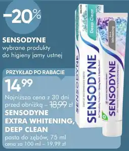 SuperPharm Sensodyne Extra Whitening, Deep Clean oferta