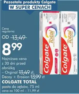 SuperPharm Colgate Total pasta do zębów oferta