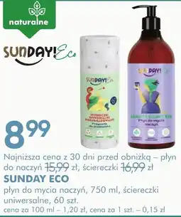 SuperPharm Płyn do mycia naczyń Sunday Eco oferta