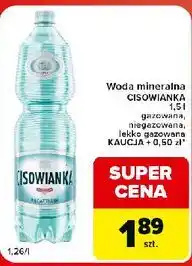 Globi Woda lekko gazowana Cisowianka oferta