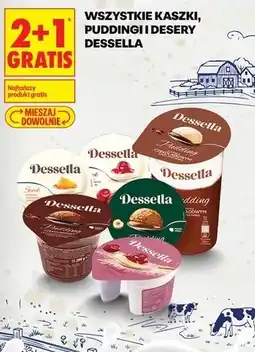 Biedronka Serek waniliowy z wiśniami Dessella oferta