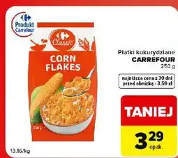 Globi Płatki kukurydziane Carrefour oferta