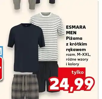 Piżama męska z krótkim rękawem Esmara