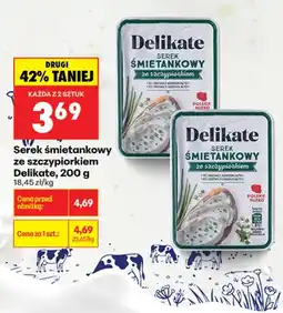 Biedronka Serek śmietankowy Delikate oferta