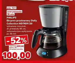 Kaufland Ekspres przelewowy Philips Daily Collection HD7459/20 oferta