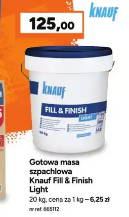 Bricoman Masa szpachlowa Knauf oferta