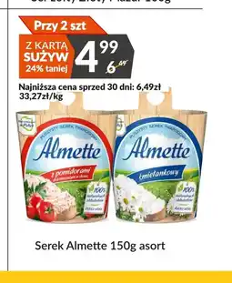 Sużyw Serek śmietankowy Almette oferta