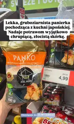ALDI Panierka Panko Mr. Ming oferta